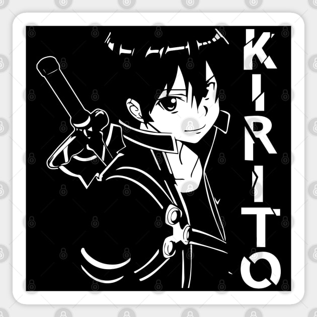 Kazuto Kirigaya Sticker by Brok Design